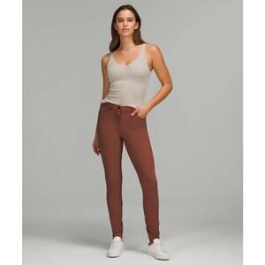 Lululemon City Sleek Slim-Fit Pants - Size 27  5 Pocket High-Rise Ancient Copper